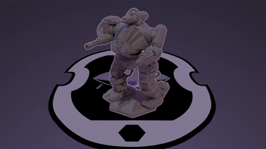 3D модель Модель Schwerer Gustav Battlemech - фото 1