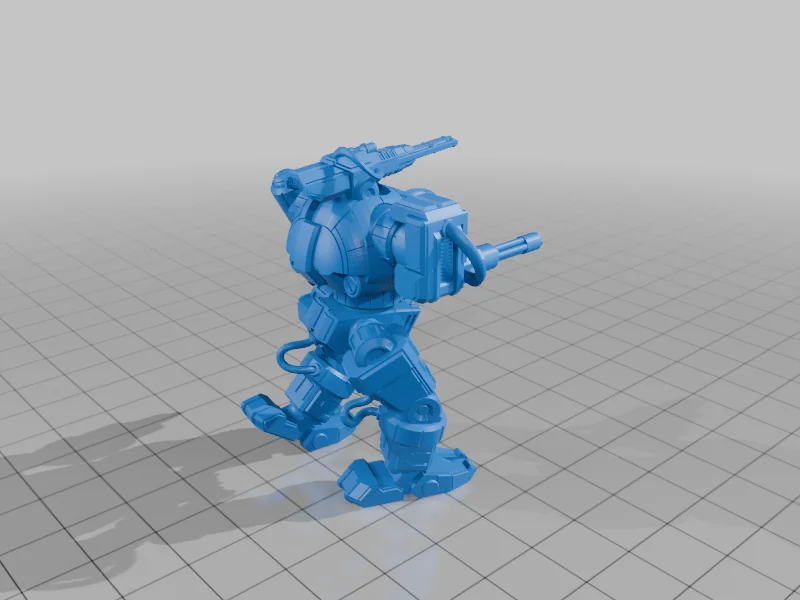 3D модель Модель Schwerer Gustav Battlemech - фото 3