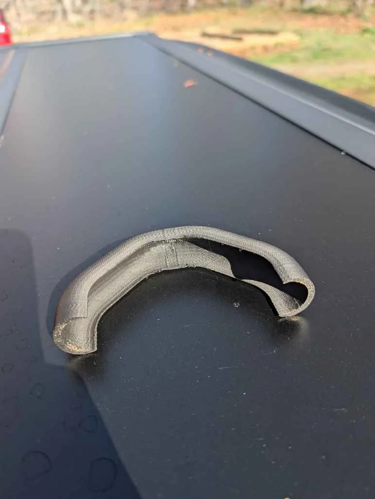 3D модель Крышка буксировочного крюка для Ford Ranger 19-23 - фото 3