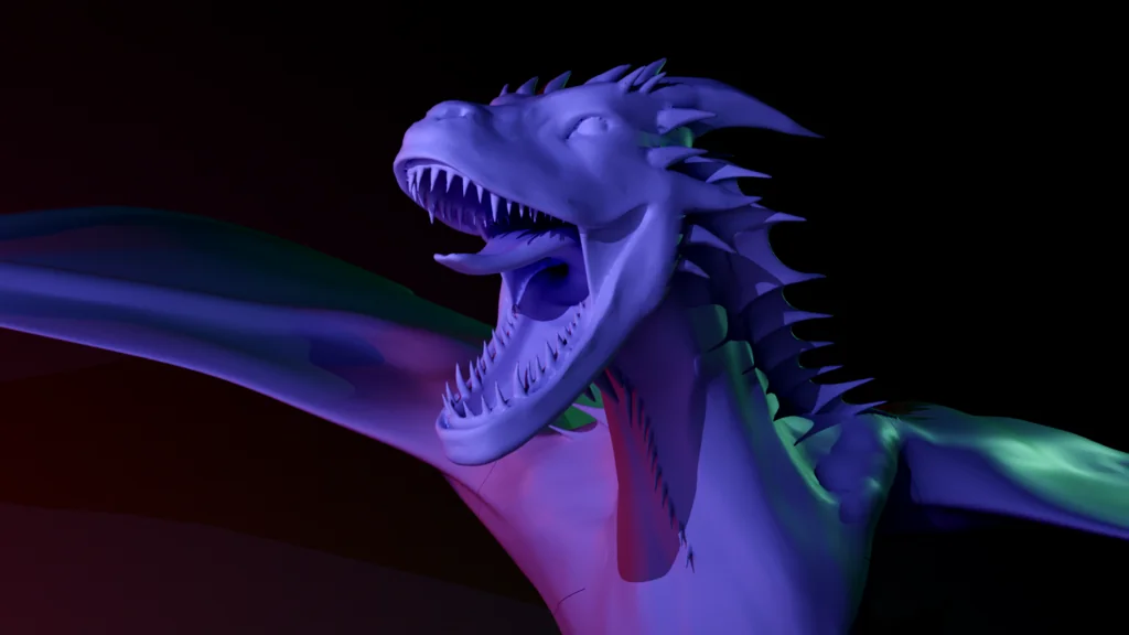 Дракон в позе с основанием