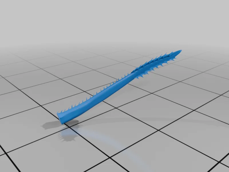 3D модель Дракон в позе с основанием - фото 7