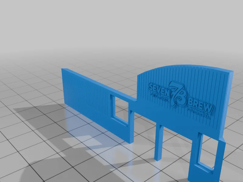 3D модель Модель 7Brew Coffee - Ностальгия в N масштабе - фото 11