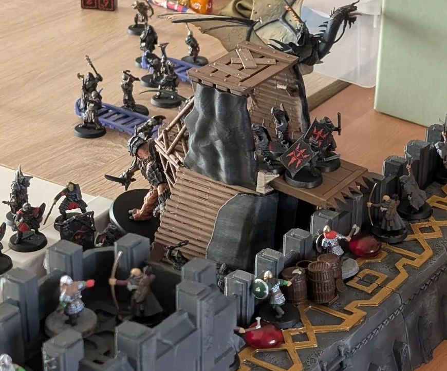 3D модель Модель осадной башни Мордора для MESBG - фото 1