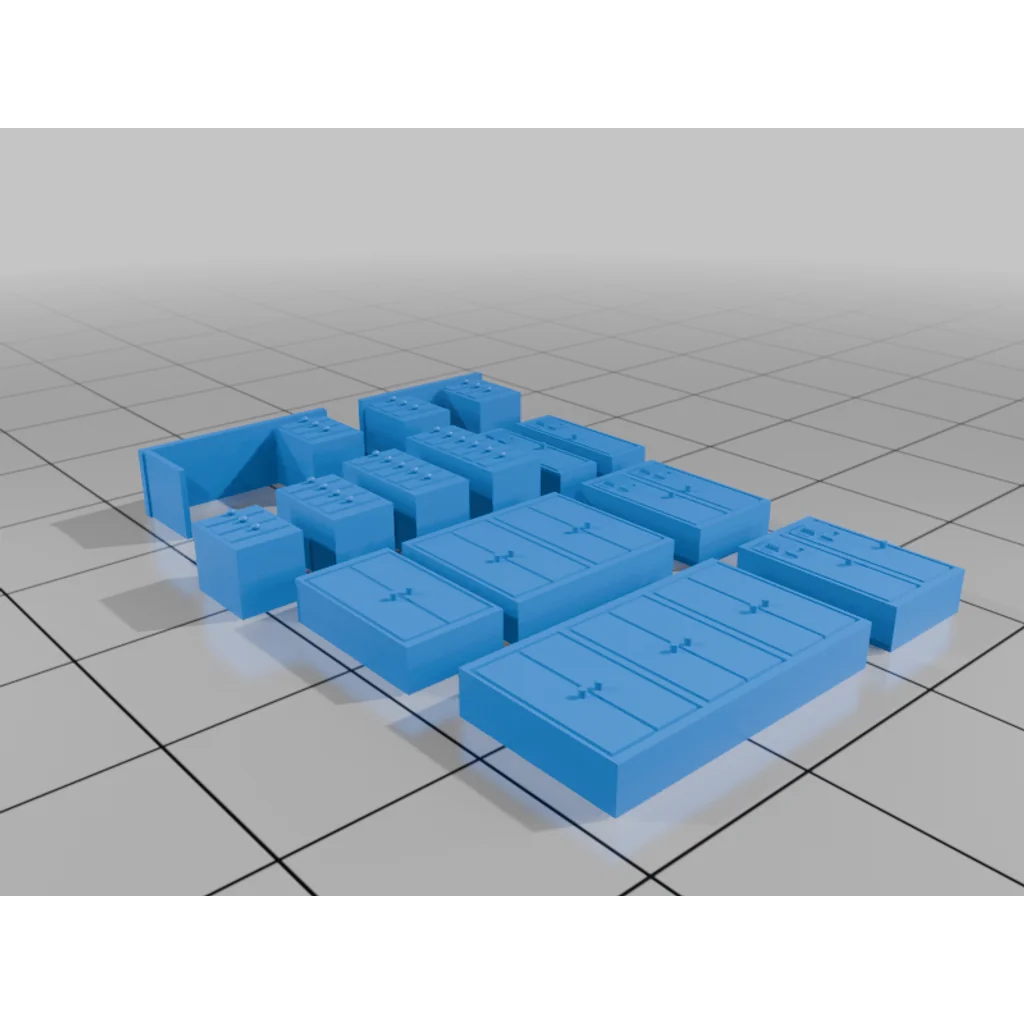 3D модель Модель мастерской - Werkstattmoebel - фото 2