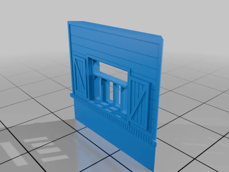 3D модель Модель N масштаба: Винтажный фастфуд - Biscuitville - фото 3