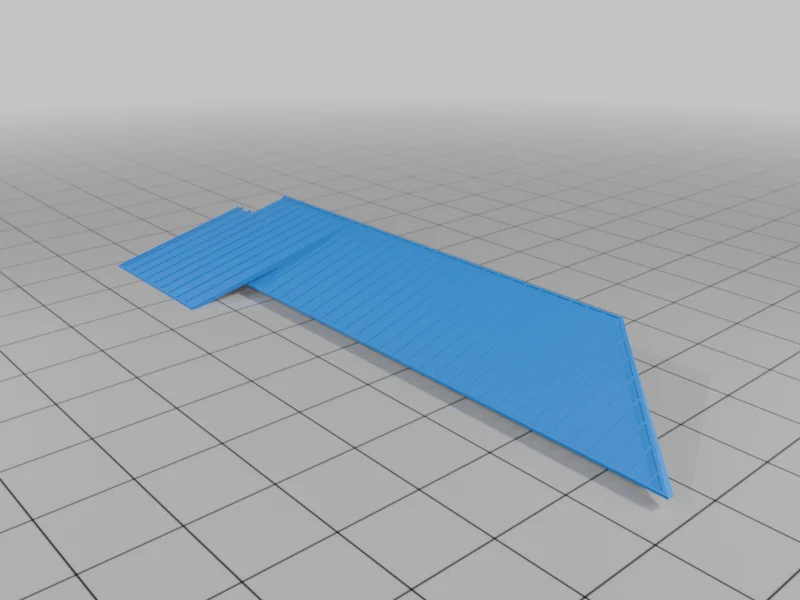 3D модель Модель N масштаба: Винтажный фастфуд - Biscuitville - фото 9