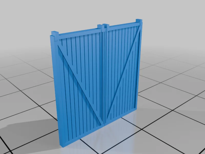 3D модель Модель N масштаба: Винтажный фастфуд - Biscuitville - фото 18