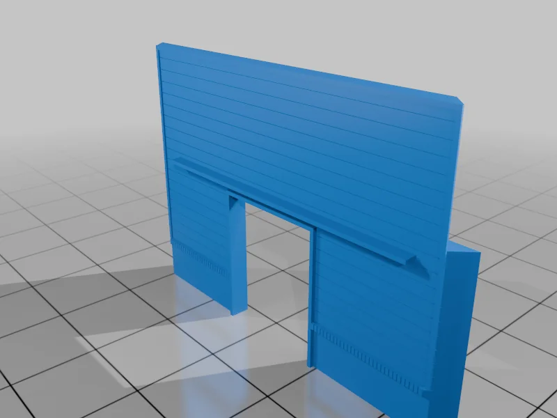 3D модель Модель N масштаба: Винтажный фастфуд - Biscuitville - фото 28