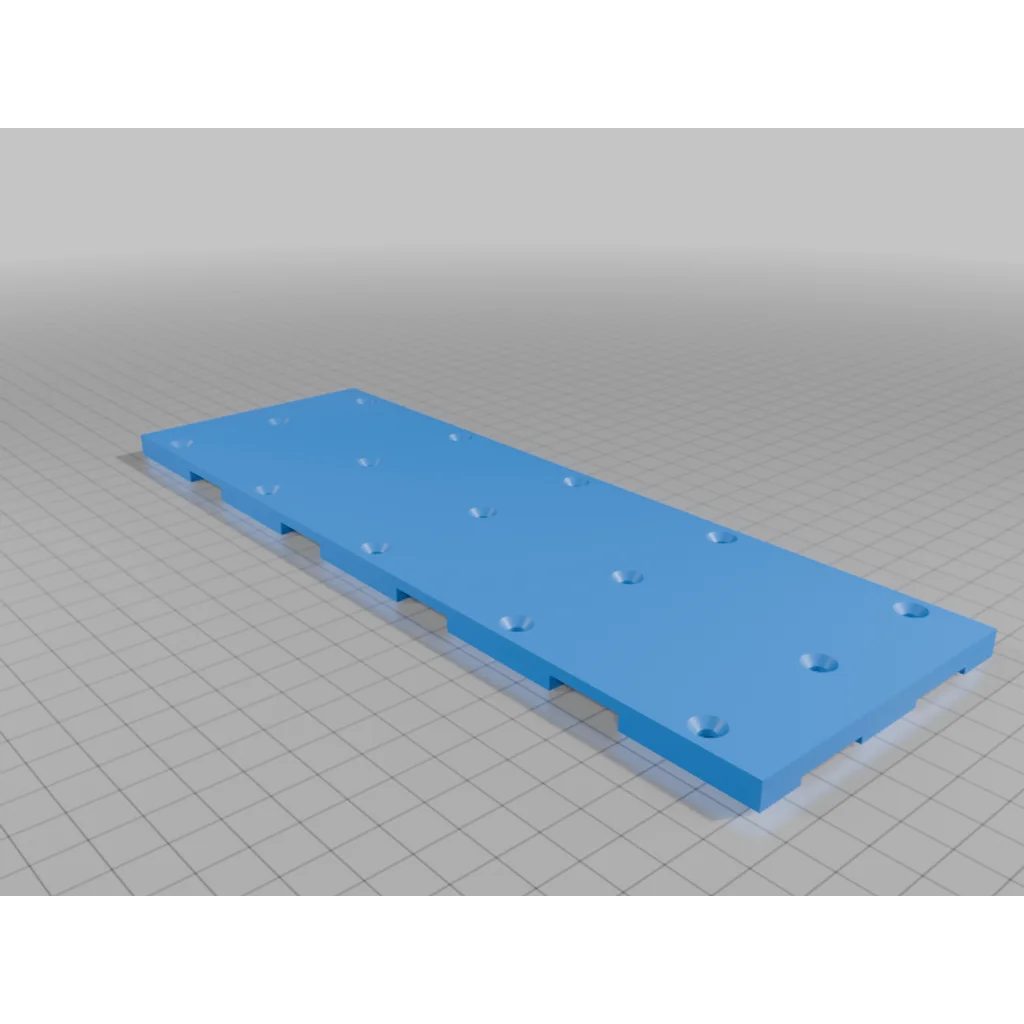 3D модель Универсальное крепление для блока питания с велкро - фото 3