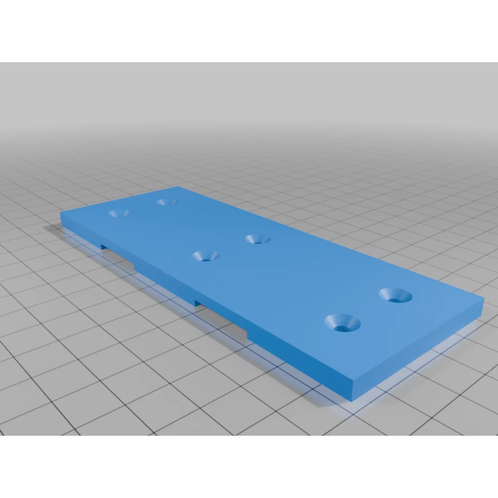 3D модель Универсальное крепление для блока питания с велкро - фото 5