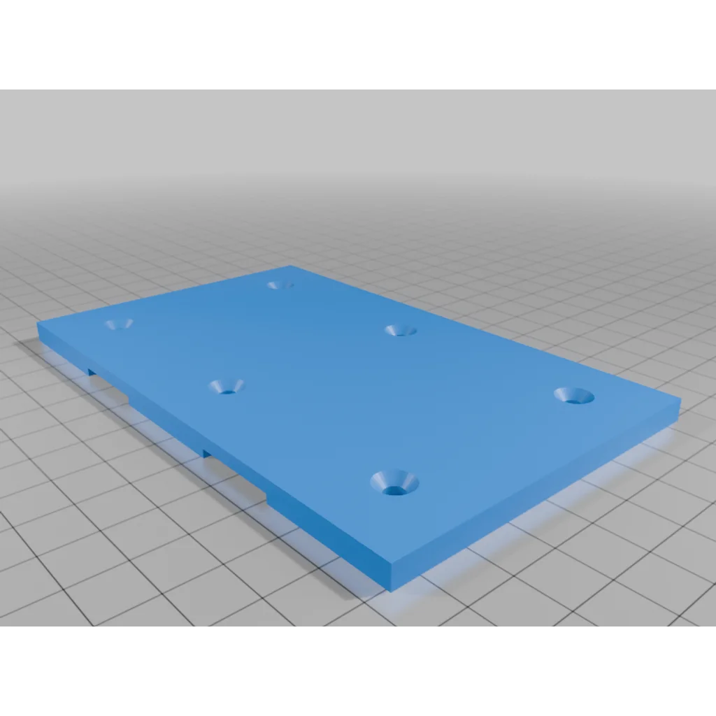 3D модель Универсальное крепление для блока питания с велкро - фото 6