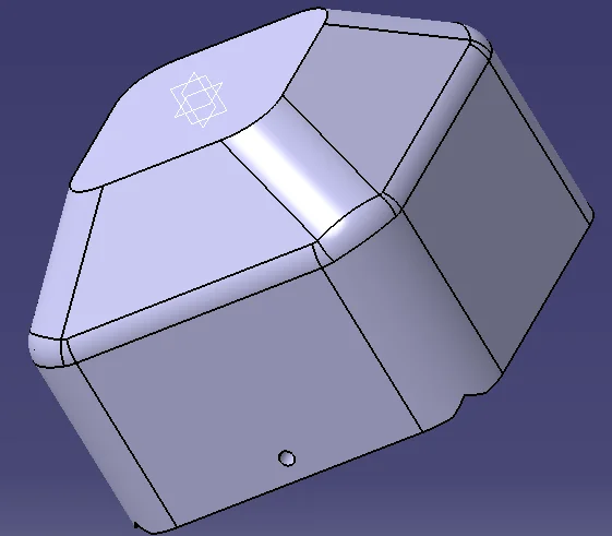 3D модель Постовая капа с отводом для воды - фото 4