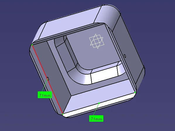 3D модель Постовая капа с отводом для воды - фото 5