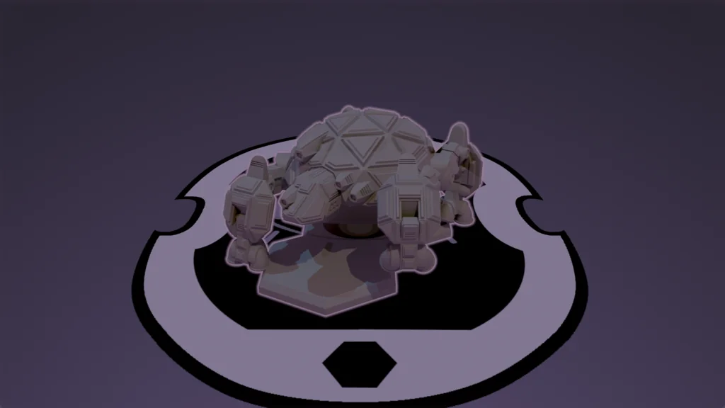 3D модель Модель: Великий Черепаха Битва мех - фото 1