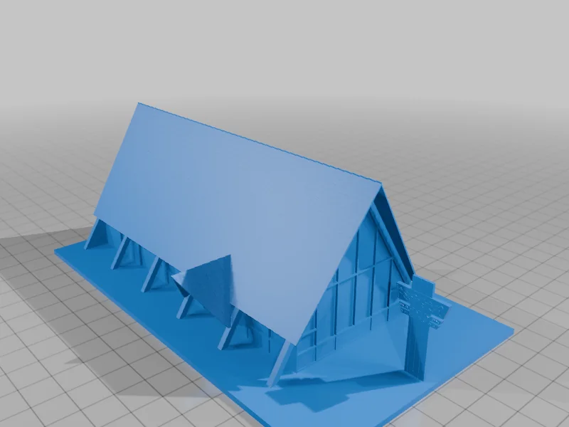 3D модель Вінтажний ресторан швидкого харчування - Mutts Amazing Hotdogs - фото 16