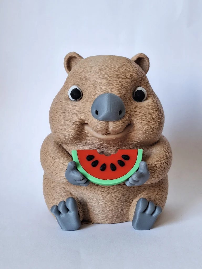 3D модель Капибара с арбузом - 3D модель - фото 4