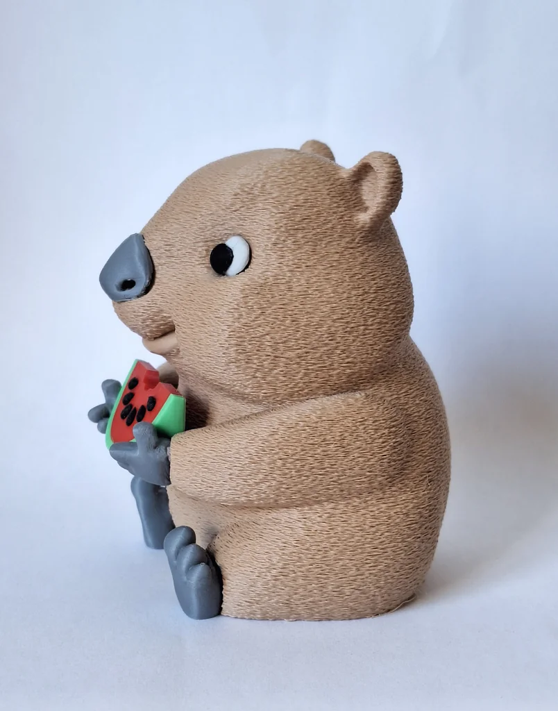 3D модель Капибара с арбузом - 3D модель - фото 5