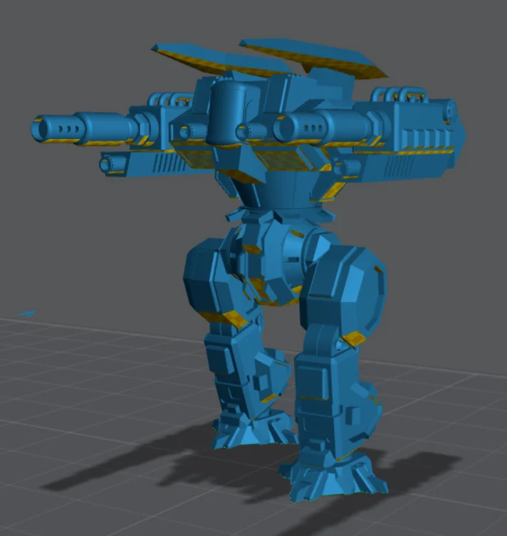 3D модель Модель RFL-6X Rifleman для Battletech STL