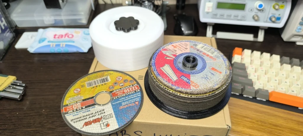 3D модель Коробка для дисков угловой шлифмашины (125 мм) - фото 2