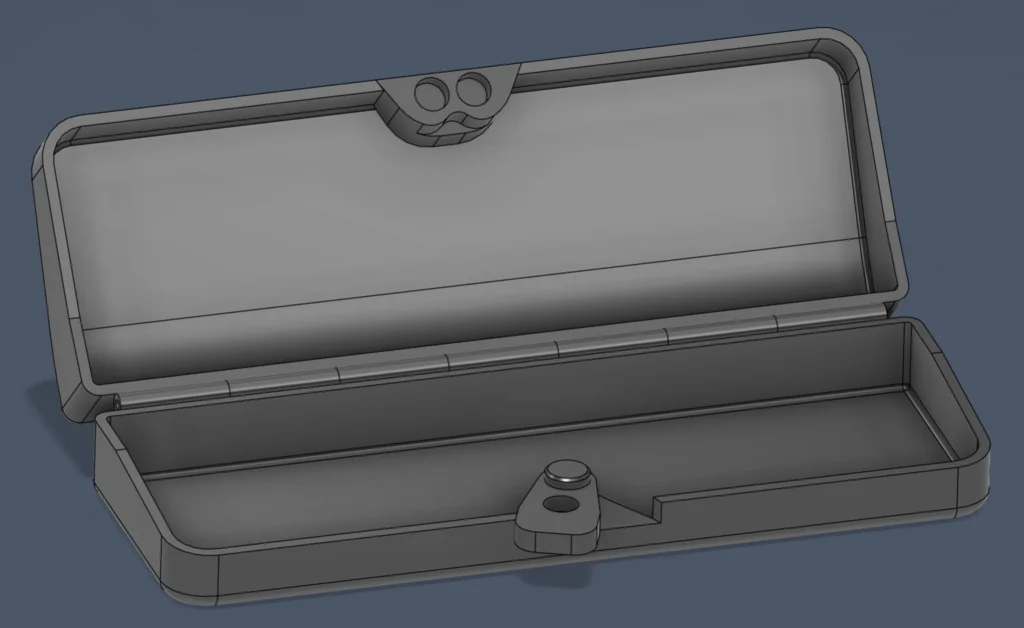 3D модель Магнитный футляр для очков - фото 3