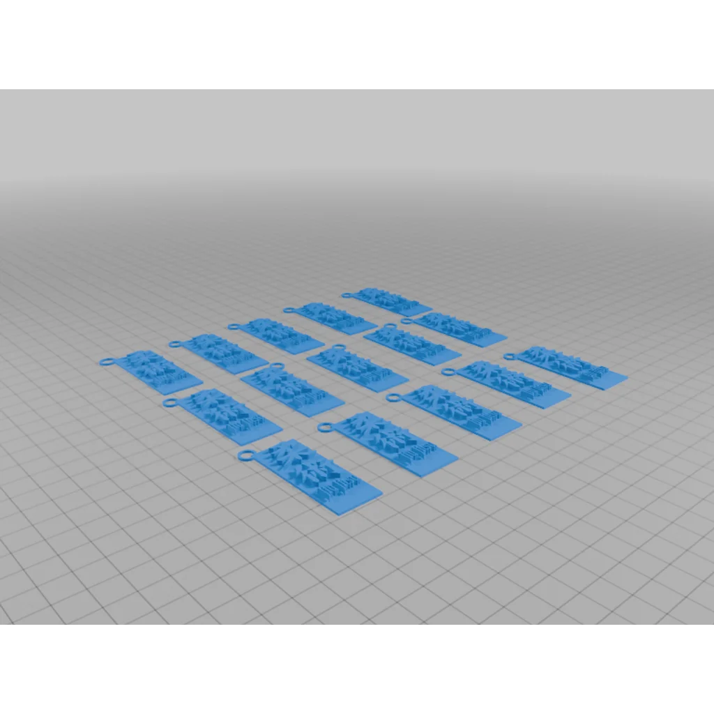 3D модель Брелоки джиу-джитсу - фото 1