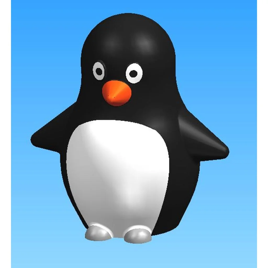 3D модель 3D-модель Пингвина для игры Little Cooperation - фото 2