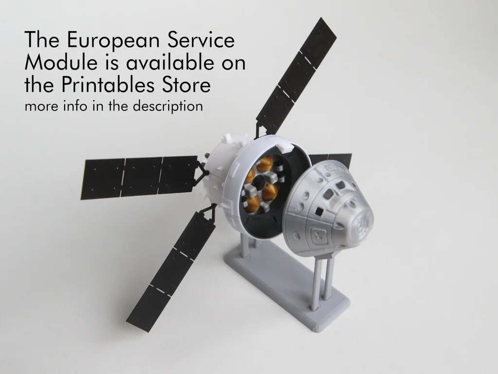 3D модель 3D-модель космического корабля Orion Artemis II 1:100 - фото 2