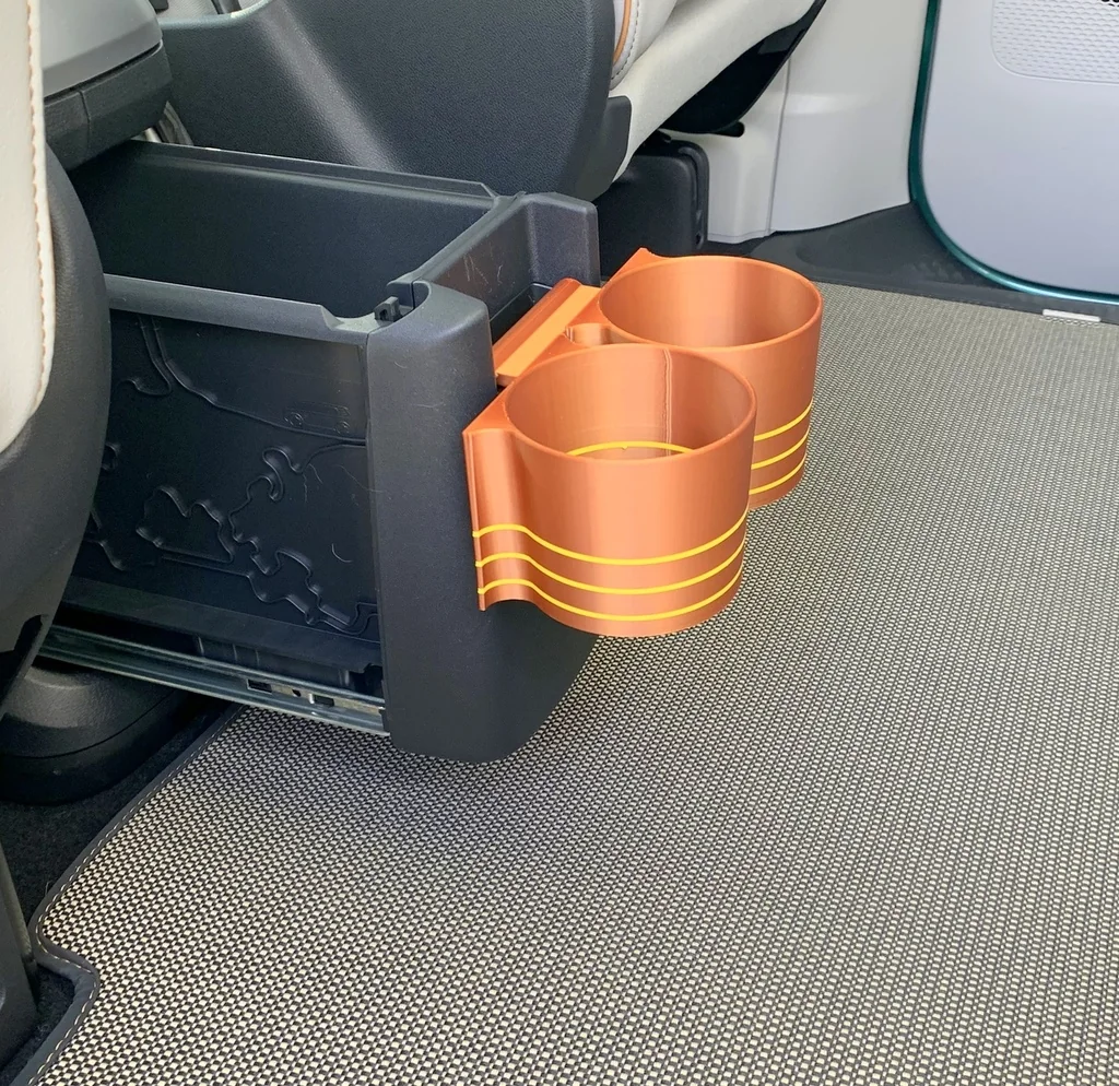 3D модель Тримач для чашок для Volkswagen ID Buzz 2025 - фото 2