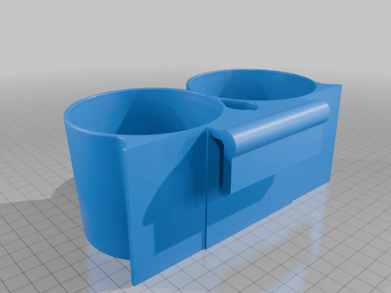 3D модель Тримач для чашок для Volkswagen ID Buzz 2025 - фото 3