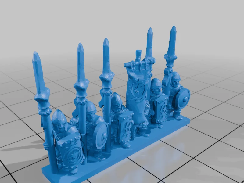 3D модель Воительники Рингло Вэйл (10 мм) - фото 11