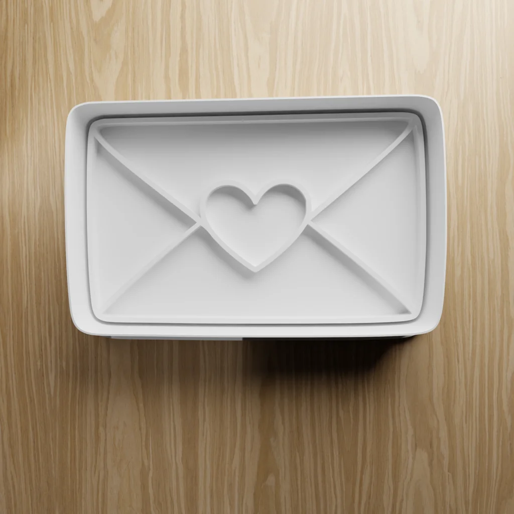 3D модель Набор вырубок для печенья на День Святого Валентина - фото 2