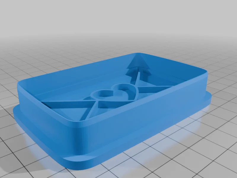 3D модель Набор вырубок для печенья на День Святого Валентина - фото 3