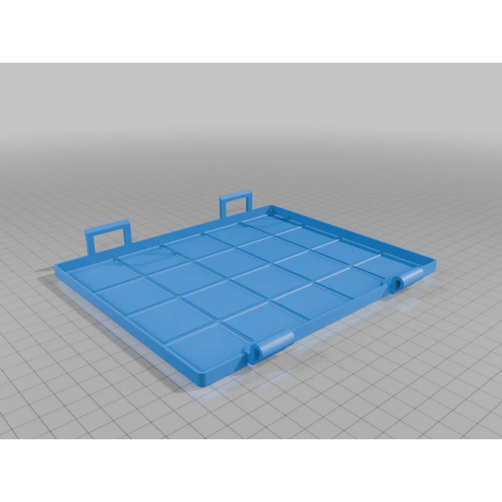 3D модель Органайзер с крышкой и 20 отделениями - фото 5