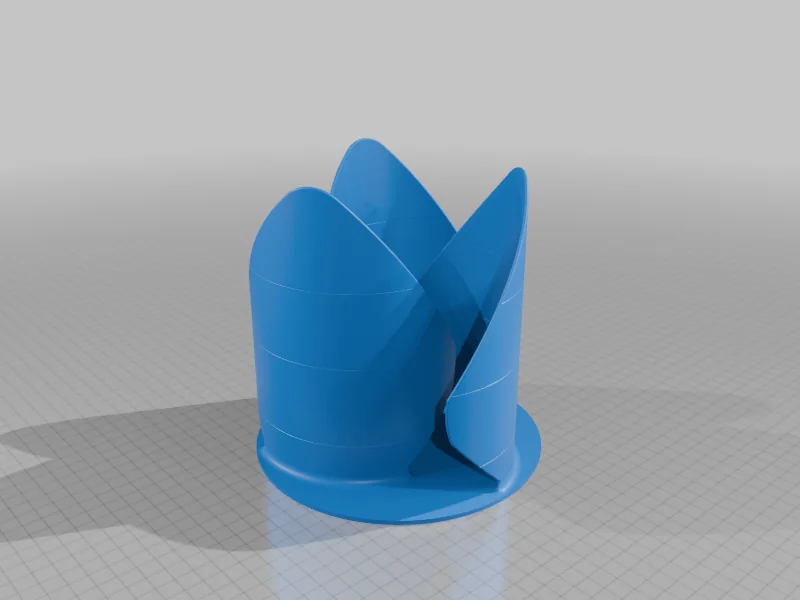 3D модель Ветровая мельница в форме пасхального яйца - фото 12