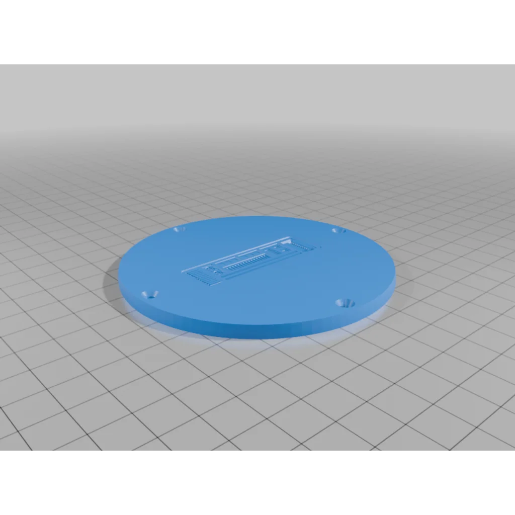 3D модель LED Настольная Лампа (ESP32 + WLED + Звук) - фото 10