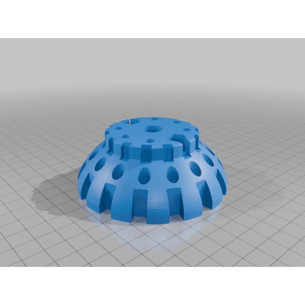 3D модель LED Настольная Лампа (ESP32 + WLED + Звук) - фото 11