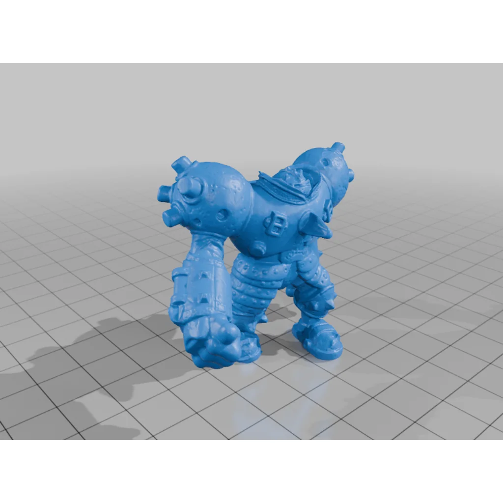 3D модель Storm Golem - Модель для Mage Knight - фото 2