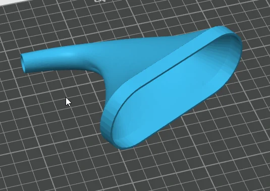 3D модель Маслянный воронка для эндуро мотоцикла - фото 1