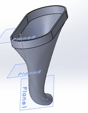3D модель Маслянный воронка для эндуро мотоцикла - фото 2