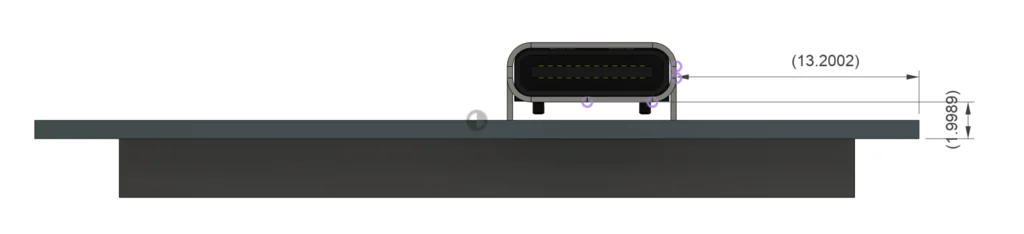 3D модель Корпус для 2.42 дюймов OLED 128x64 - фото 4