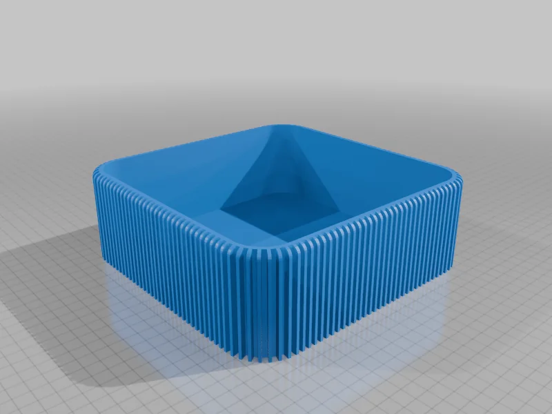 3D модель Современный органайзер для стола с ребристой текстурой - фото 8