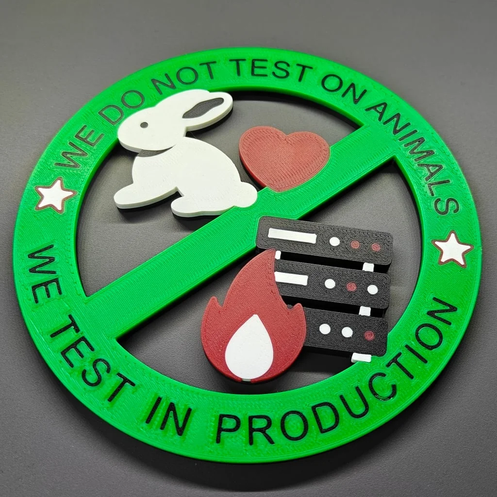 3D модель Значок 'Мы не тестируем на животных' - фото 5
