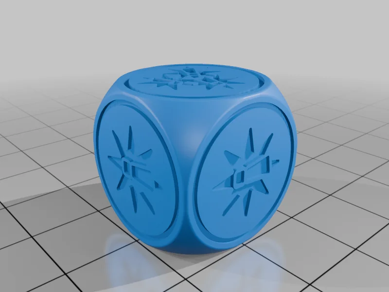 3D модель Кубики критической неудачи/удачи - фото 2