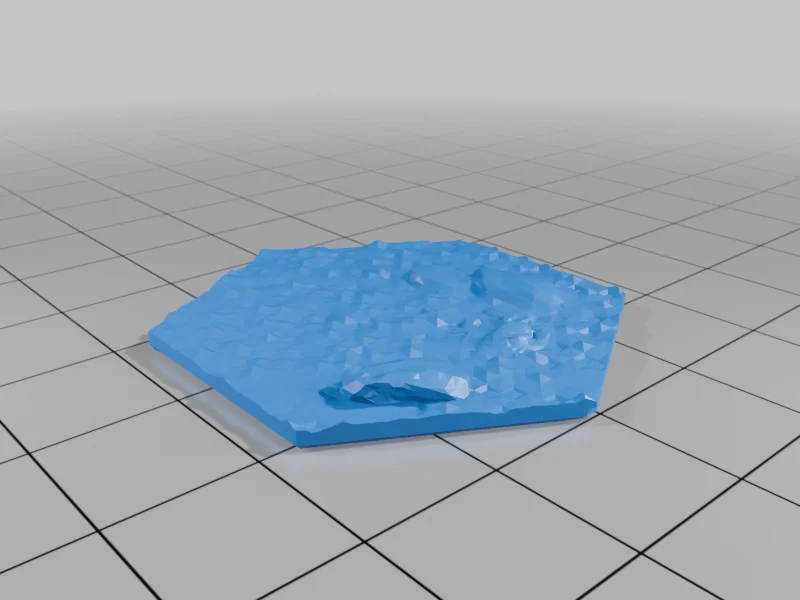 3D модель Плитки Gloomhaven MagHex с камнями - фото 4