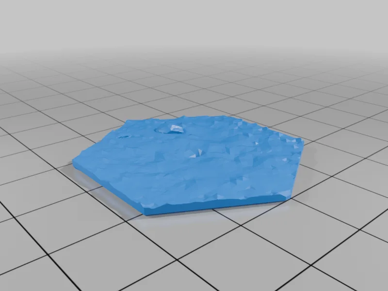 3D модель Плитки Gloomhaven MagHex с камнями - фото 5