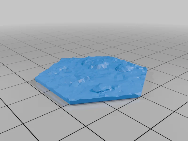 3D модель Плитки Gloomhaven MagHex с камнями - фото 6