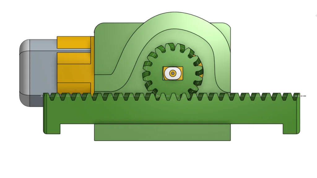3D модель Линейный актуатор на 5 вольт - фото 2