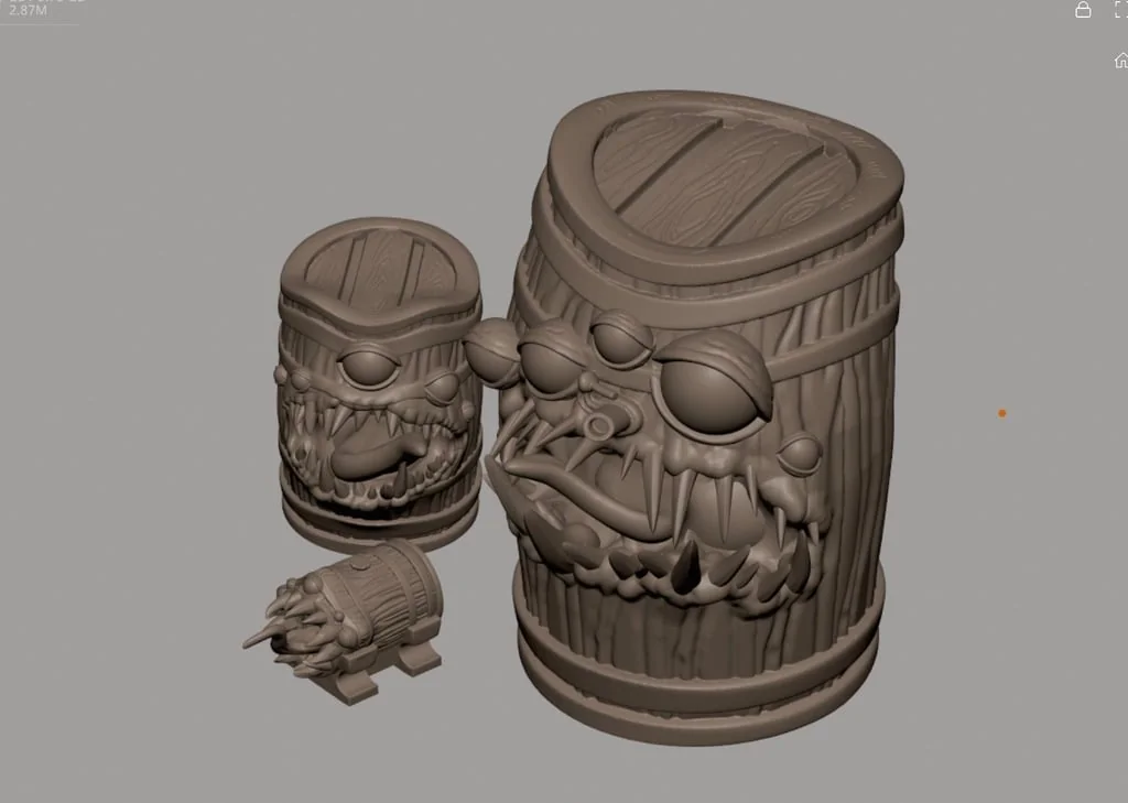 3D модель Модель Barrel Mimics 2026 - фото 2
