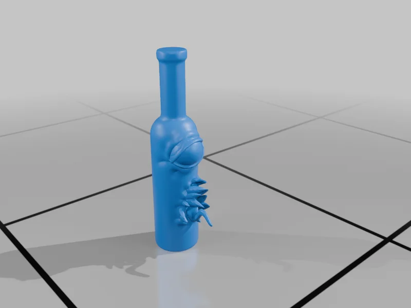 3D модель Трио мимиков в виде бутылок - фото 4