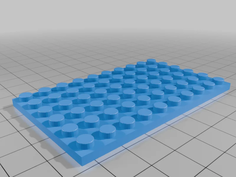 Совместимая пластина 6x10 для Lego
